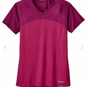 Patagonia wind chaser tee shirt